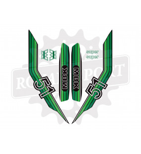 Stickers MBK51 - Vert