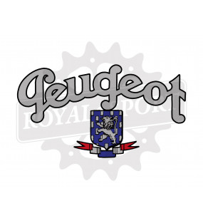 Paire Stickers Peugeot ancien