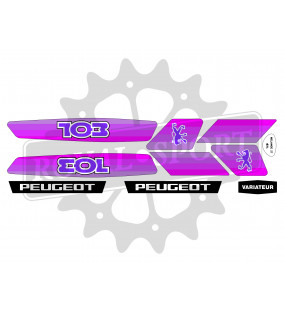 Stickers Peugeot 103 MVL...