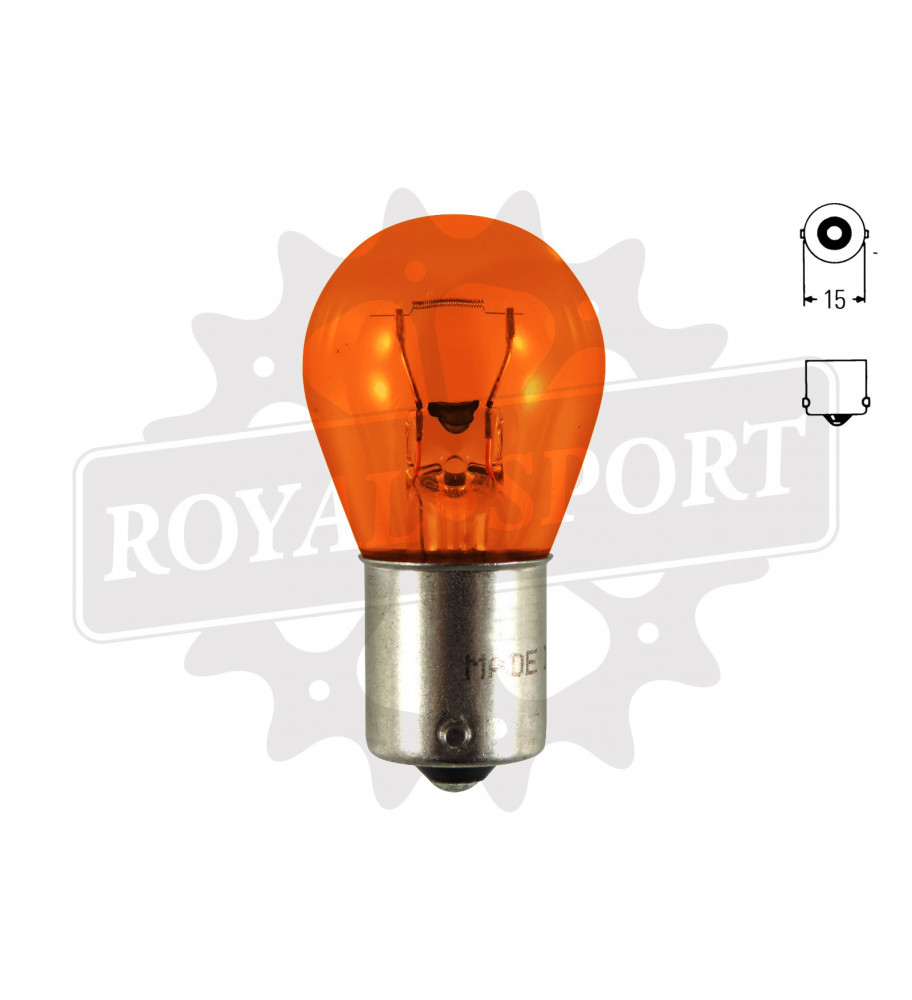 Ampoule PY21W 12v 21w bau15s Orange