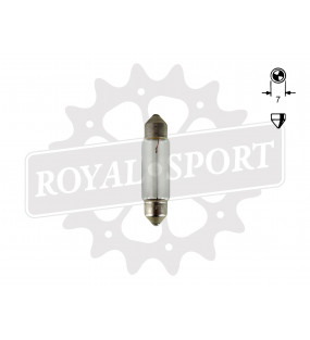 Ampoule 12v 3w sv7-8 Blanche