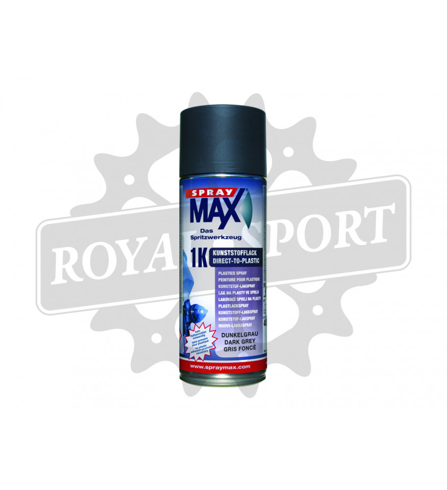 Spray MAX Peinture pour plastique 1K DTP - Gris foncé