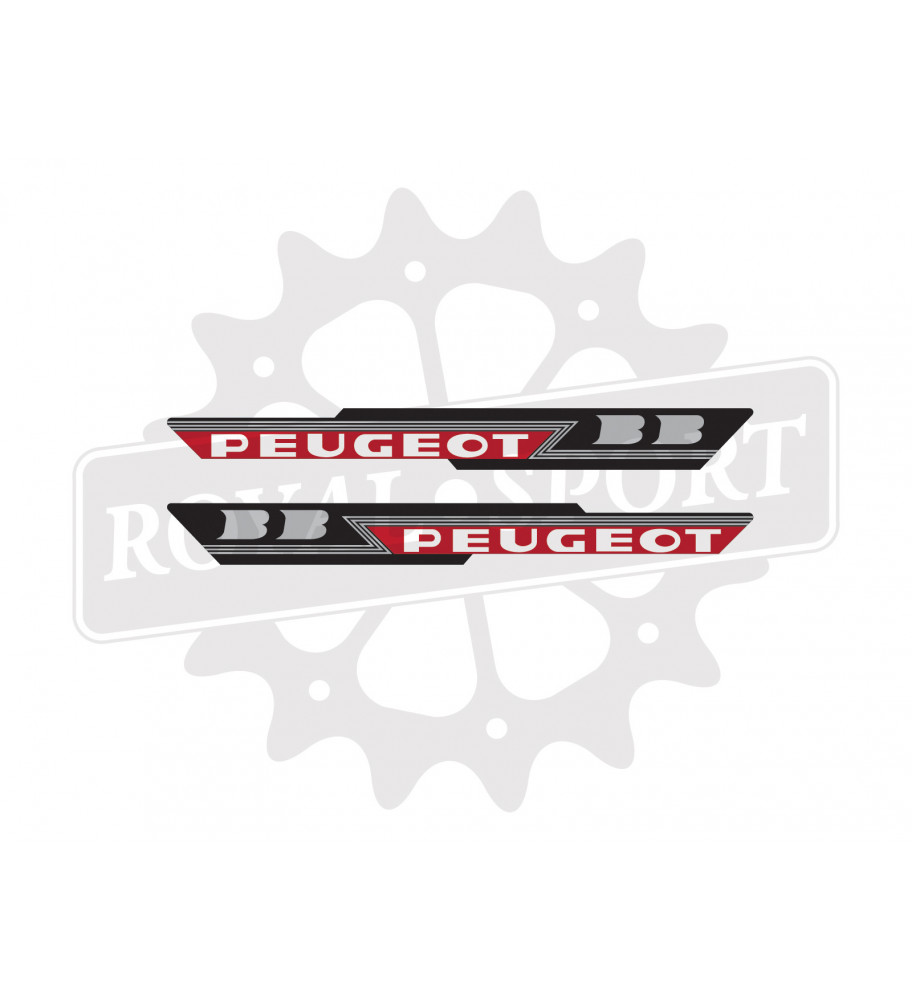 Stickers Peugeot pour fourche mobylette et vélo